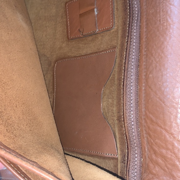 Vintage Jack Georges Diplomat British Brown leather Double Gusseted Briefcase - Picture 9 of 11